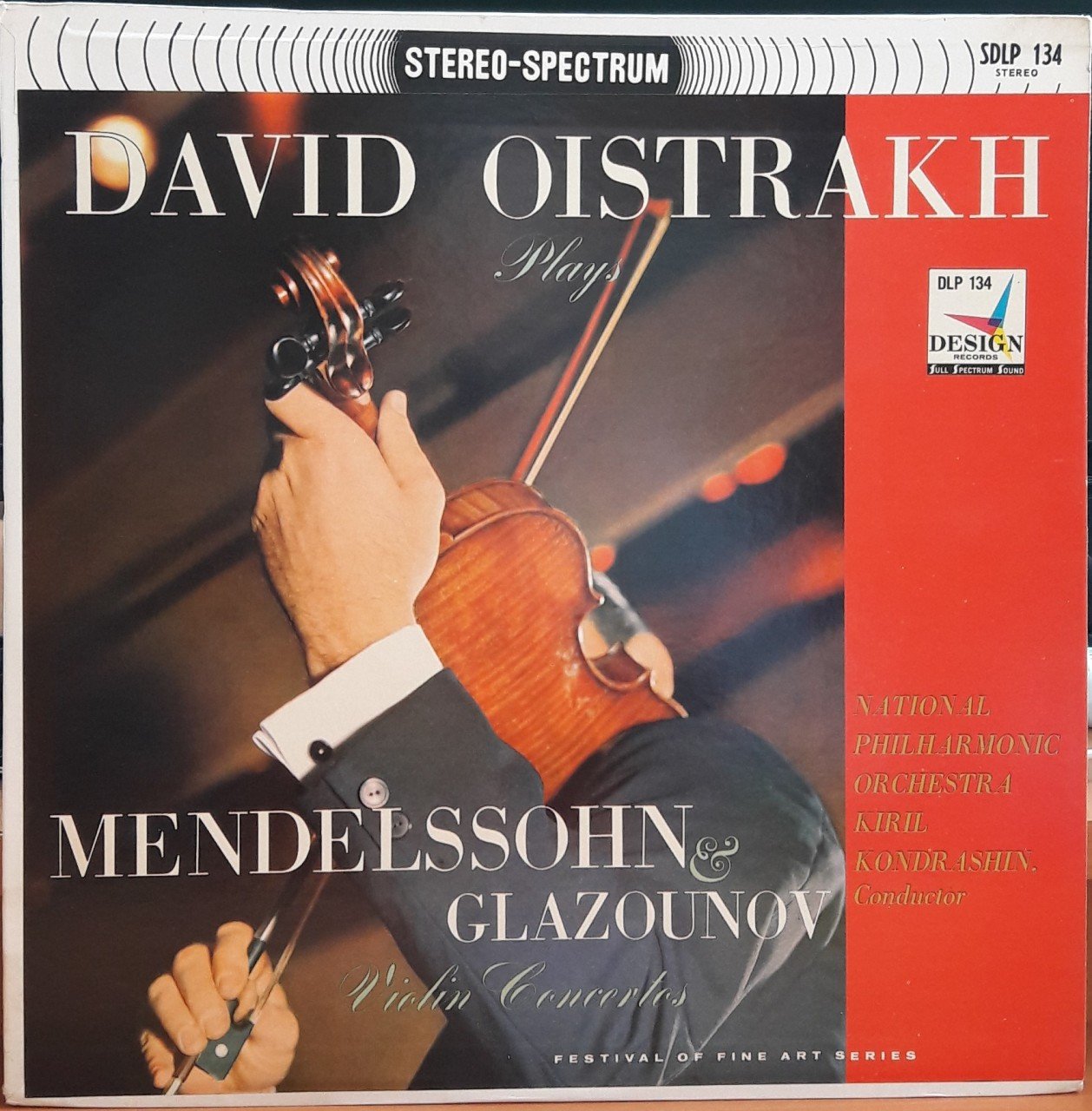MENDELSSOHN & GLAZUNOV: VIOLIN CONCERTOS, DAVID OISTRAKH, KIRIL KONDRASHIN - PLAK 2.EL