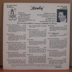 MONTY - MANTOVANI AND HIS ORCHESTRA - LP 2.EL PLAK