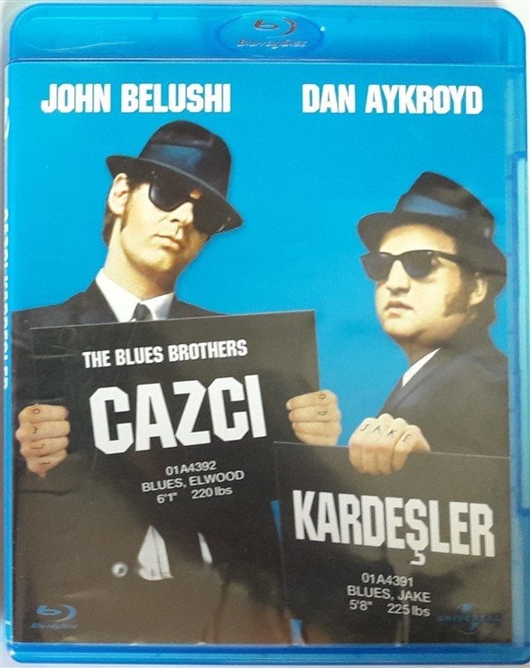 CAZCI KARDEŞLER - THE BLUES BROTHERS - JOHN BELUSHI - DAN AYKROYD - BLU-RAY 2.EL