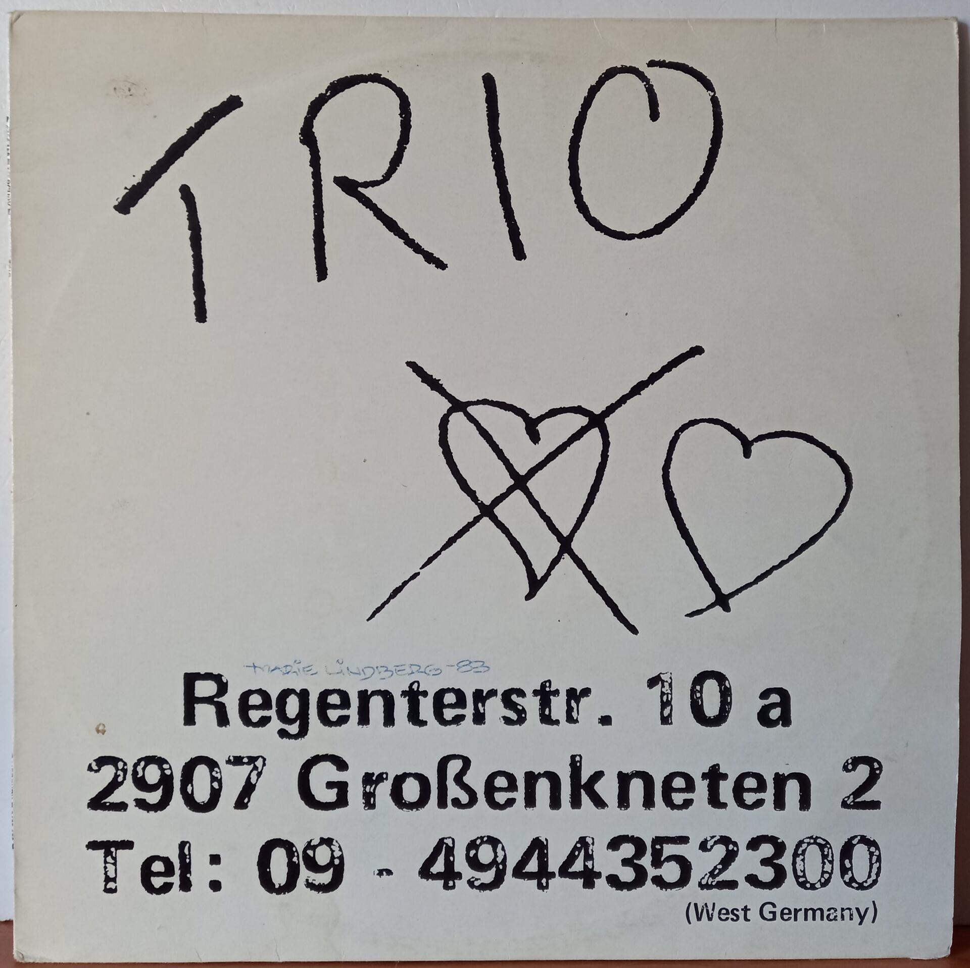 TRIO – TRIO (1981) - LP 2.EL PLAK