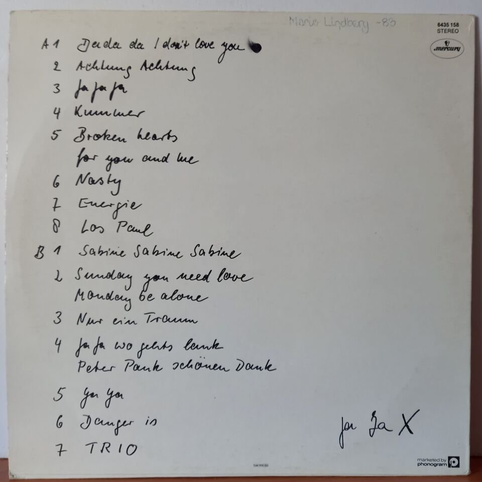 TRIO – TRIO (1981) - LP 2.EL PLAK