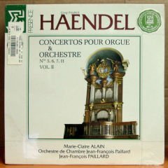 HANDEL CONCERTOS POUR ORGUE & ORCH. LP SIFIR