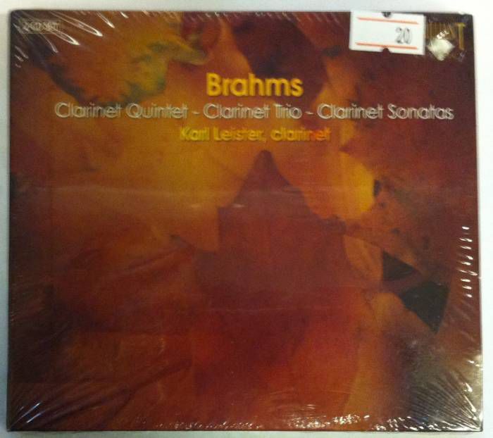 BRAHMS KLARNET SONATLARI KARL LEISTER 2CD SIFIR