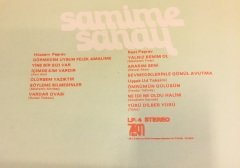 SAMİME SANAY - BENİ HATIRLA 1983 2.EL PLAK
