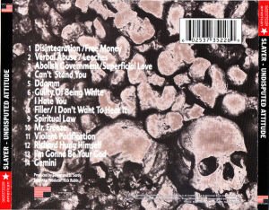 SLAYER - UNDISPUTED ATTITUDE (1996) - CD 2013 EXPANDED EDITION AMBALAJINDA SIFIR