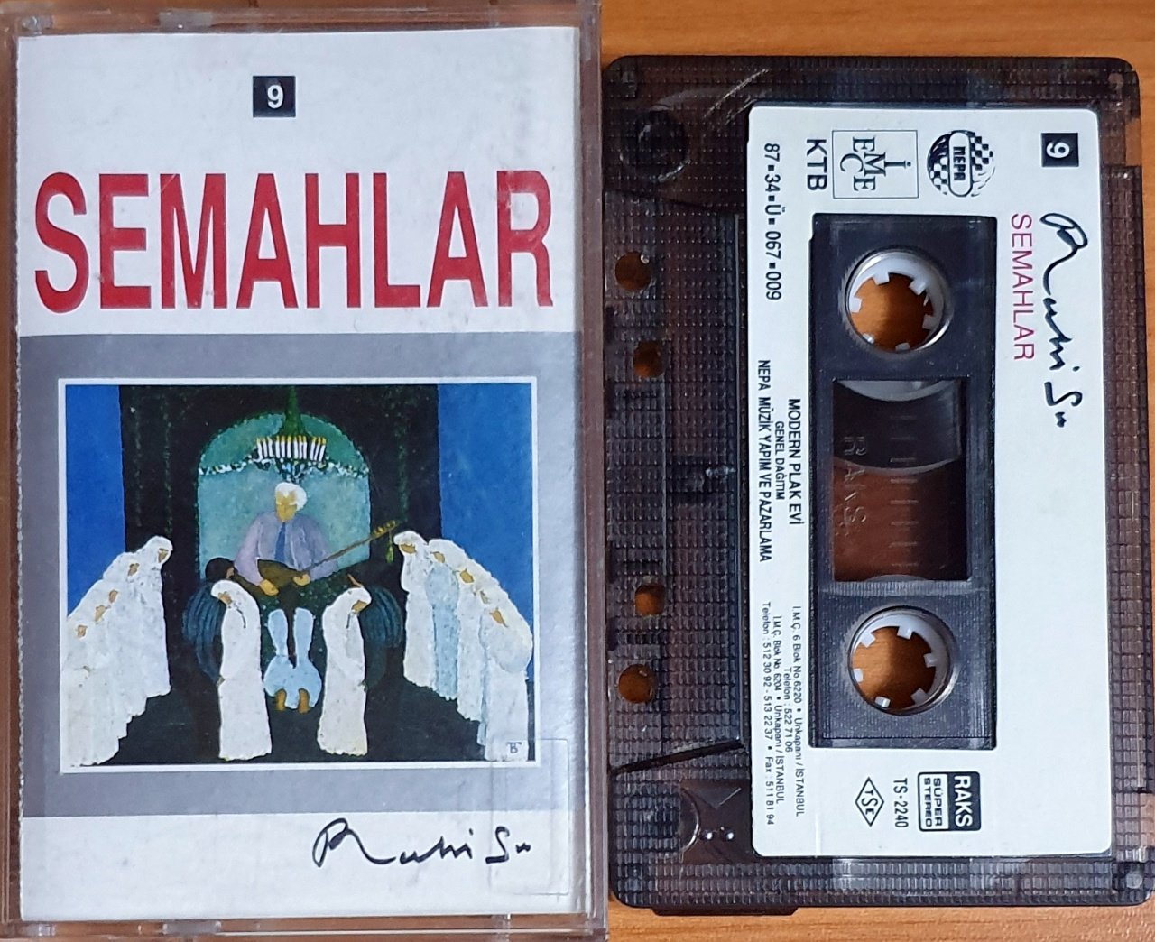 RUHİ SU - SEMAHLAR (1987) - KASET 2.EL