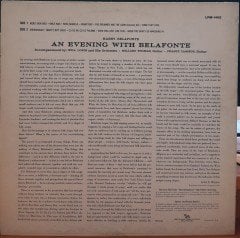 HARRY BELAFONTE - AN EVENING WITH BELAFONTE (1957) - LP 2.EL PLAK