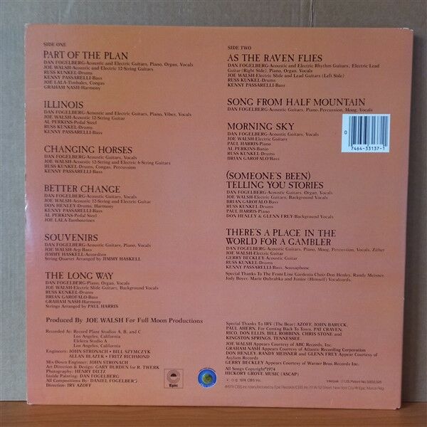 DAN FOGELBERG – SOUVENIRS - LP 2.EL PLAK