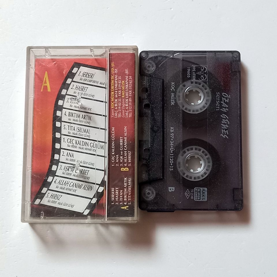 ÖZAY GÜNEŞ - SERSERİ (1997)  - KASET 2.EL