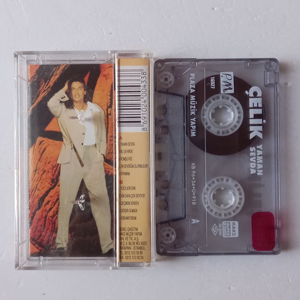 ÇELİK - YAMAN SEVDA (1996) - KASET 2.EL