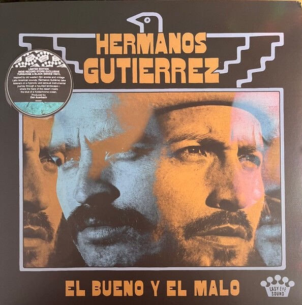 HERMANOS GUTIERREZ - EL BUENO Y EL MALO (2022) - LP 2025 TURQUOISE & BLACK SMOKE COLOURED EDITION LATIN FOLK ROCK FUSION SIFIR PLAK