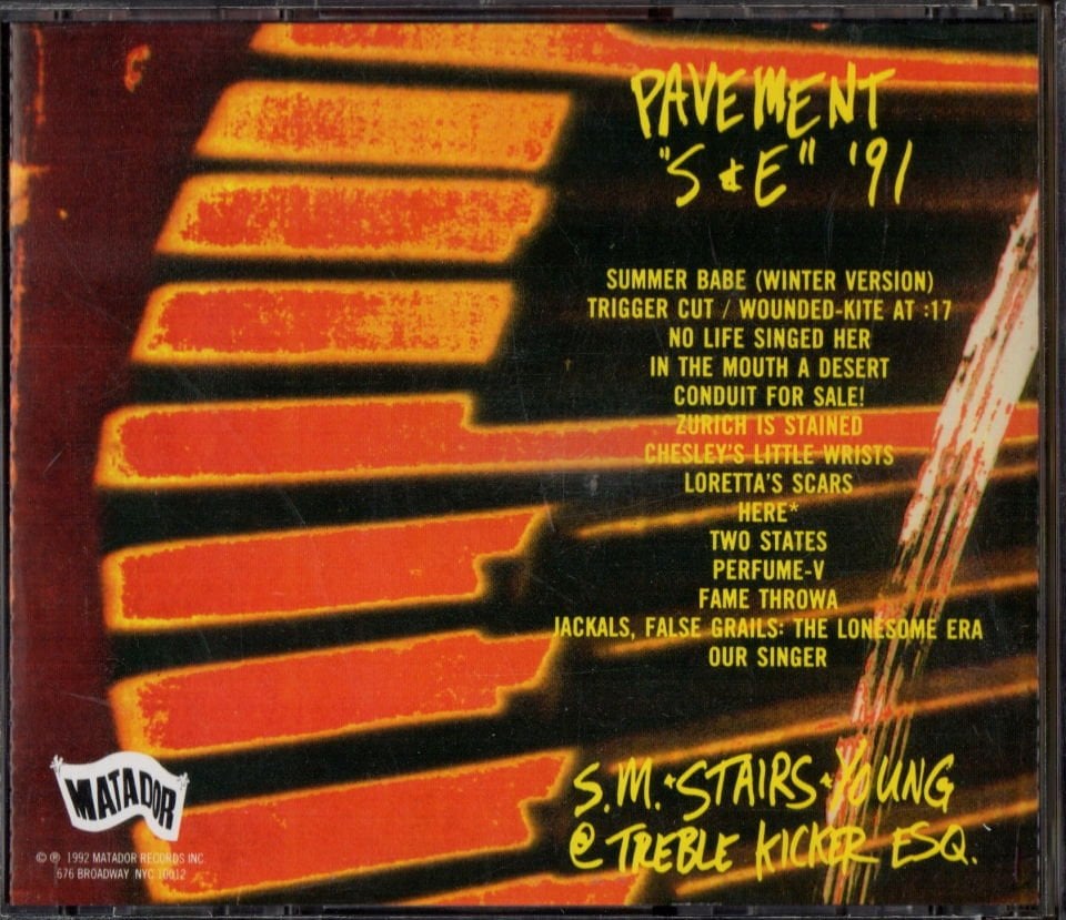 PAVEMENT – SLANTED AND ENCHANTED (1992) - CD 2.EL