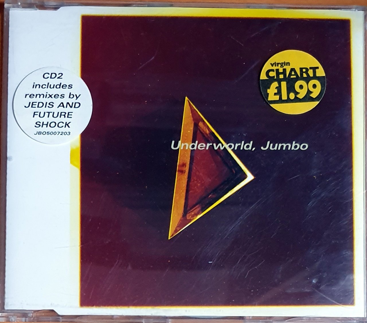 UNDERWORLD - JUMBO (1999) - CD JBO SINGLE 2.EL