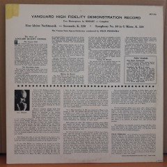 MOZART: EINE KLEINE NACHTMUSIK, SYMPHONY NO.40, FELIX PROHASKA - LP 2.EL PLAK