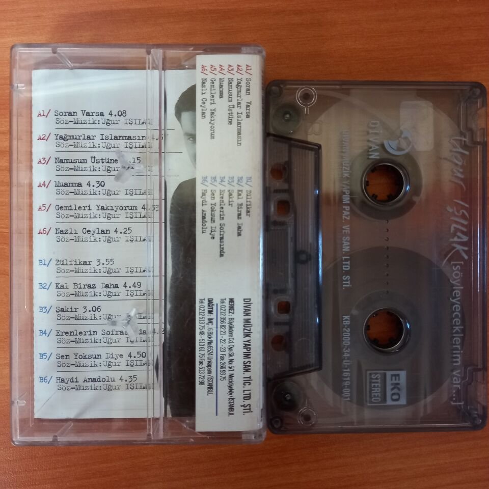 UĞUR IŞILAK - SÖYLECEKLERİM VAR... (2000) - KASET 2.EL
