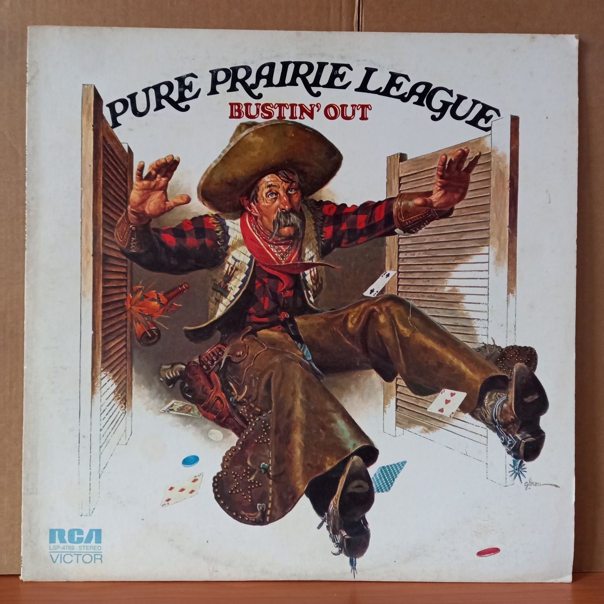 PURE PRAIRIE LEAGUE – BUSTIN' OUT (1975) - LP 2.EL PLAK