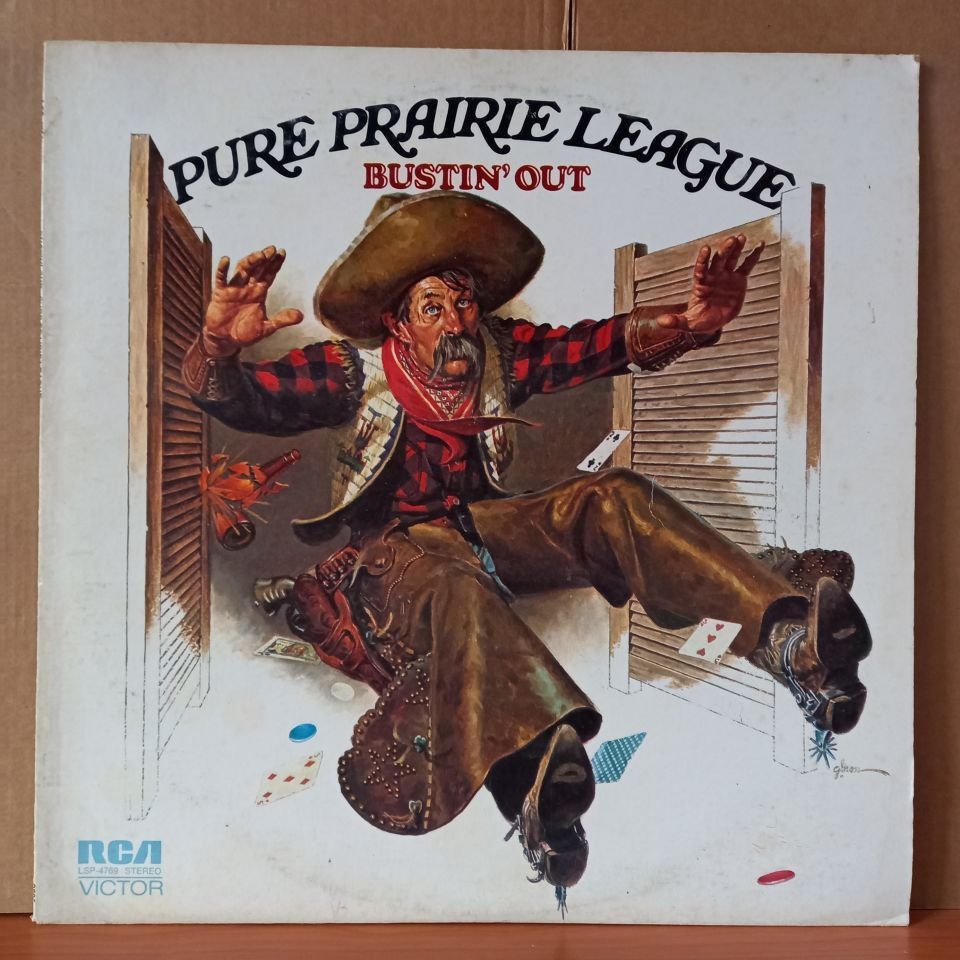 PURE PRAIRIE LEAGUE – BUSTIN' OUT (1975) - LP 2.EL PLAK