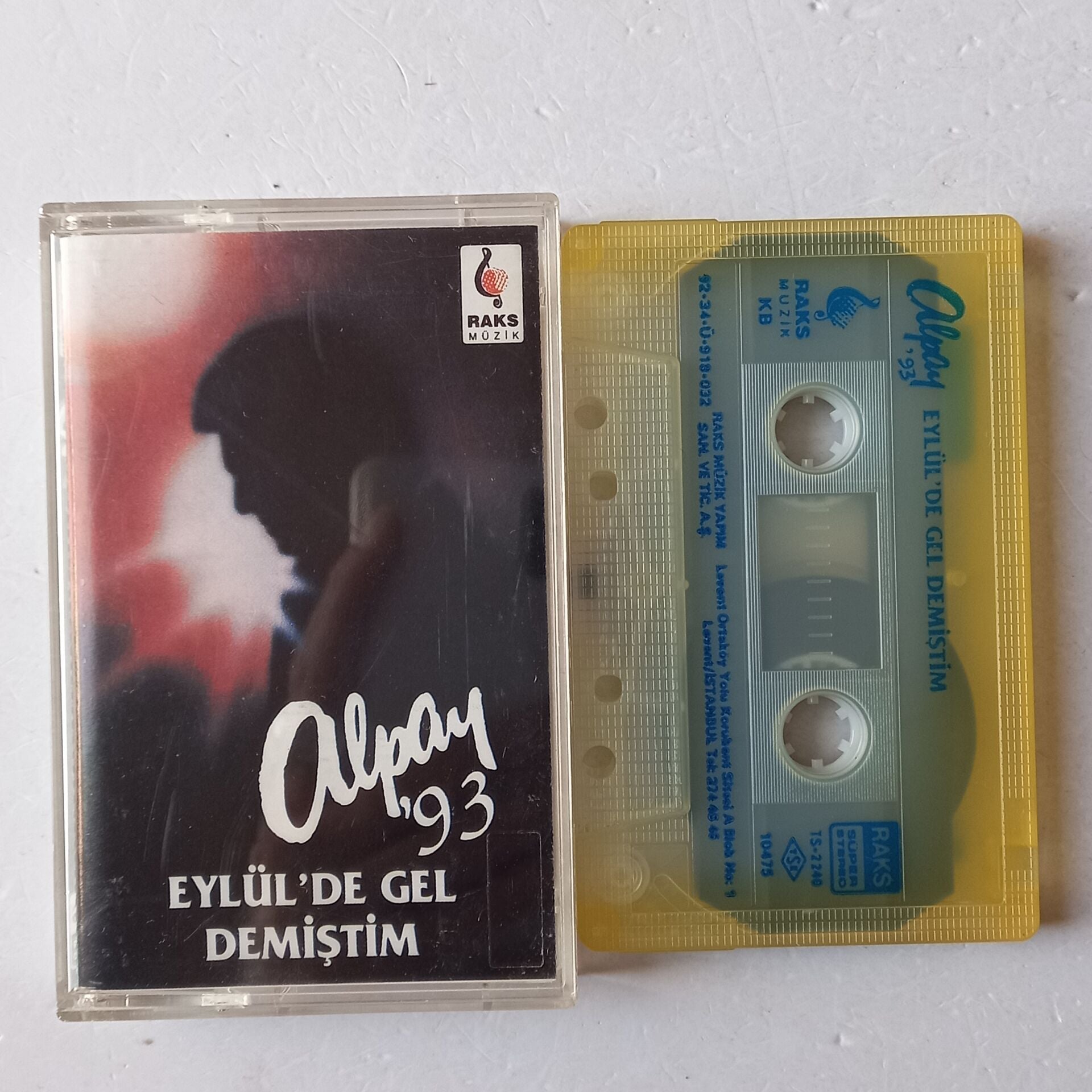 ALPAY - '93 / EYLÜL'DE GEL DEMİŞTİM (1992) - KASET 2.EL