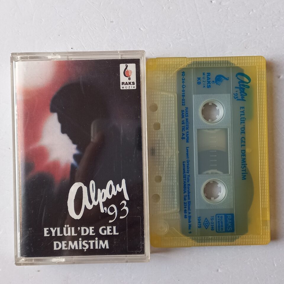 ALPAY - '93 / EYLÜL'DE GEL DEMİŞTİM (1992) - KASET 2.EL