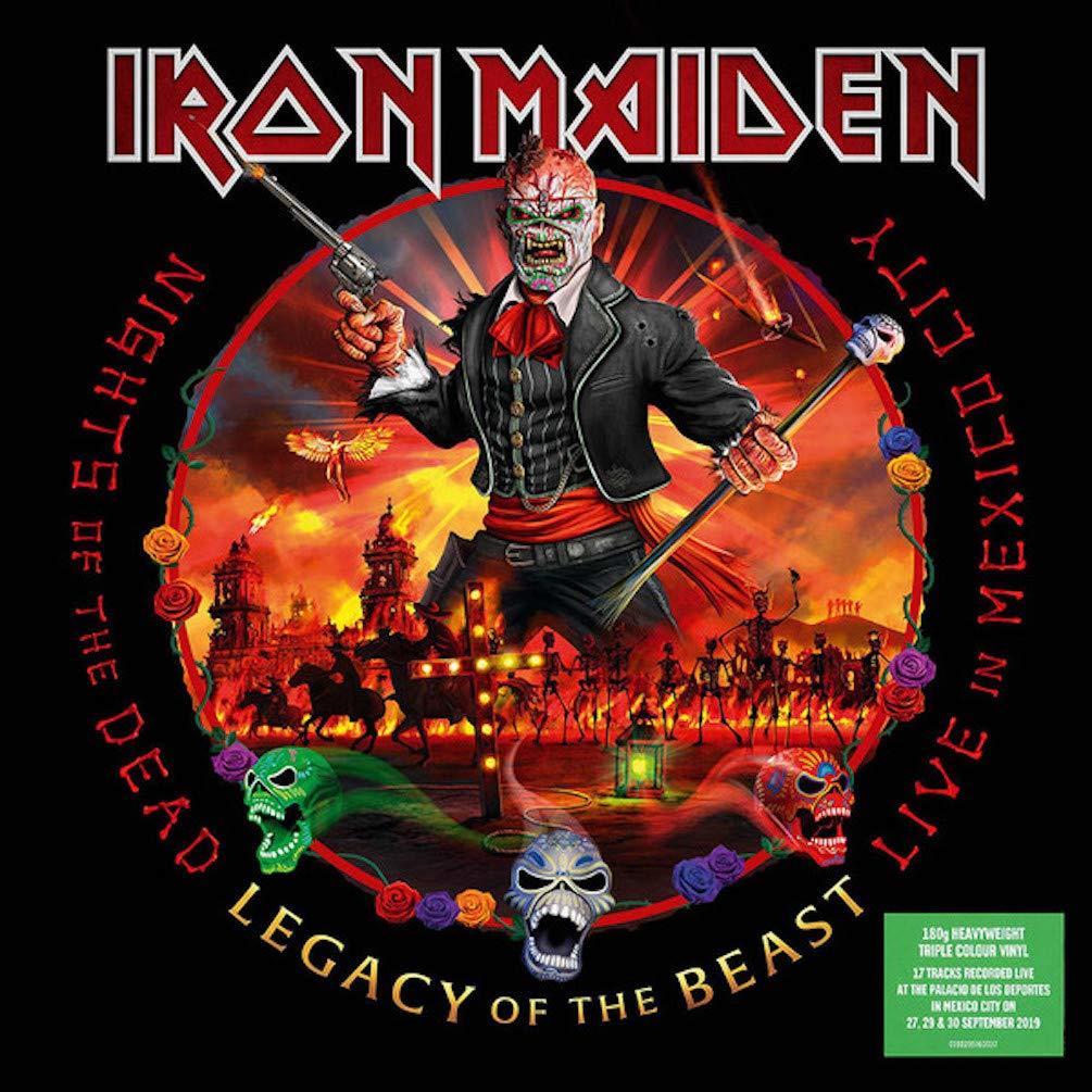 IRON MAIDEN - NIGHTS OF THE DEAD, LEGACY OF THE BEAST (2020) - 3LP SIFIR PLAK