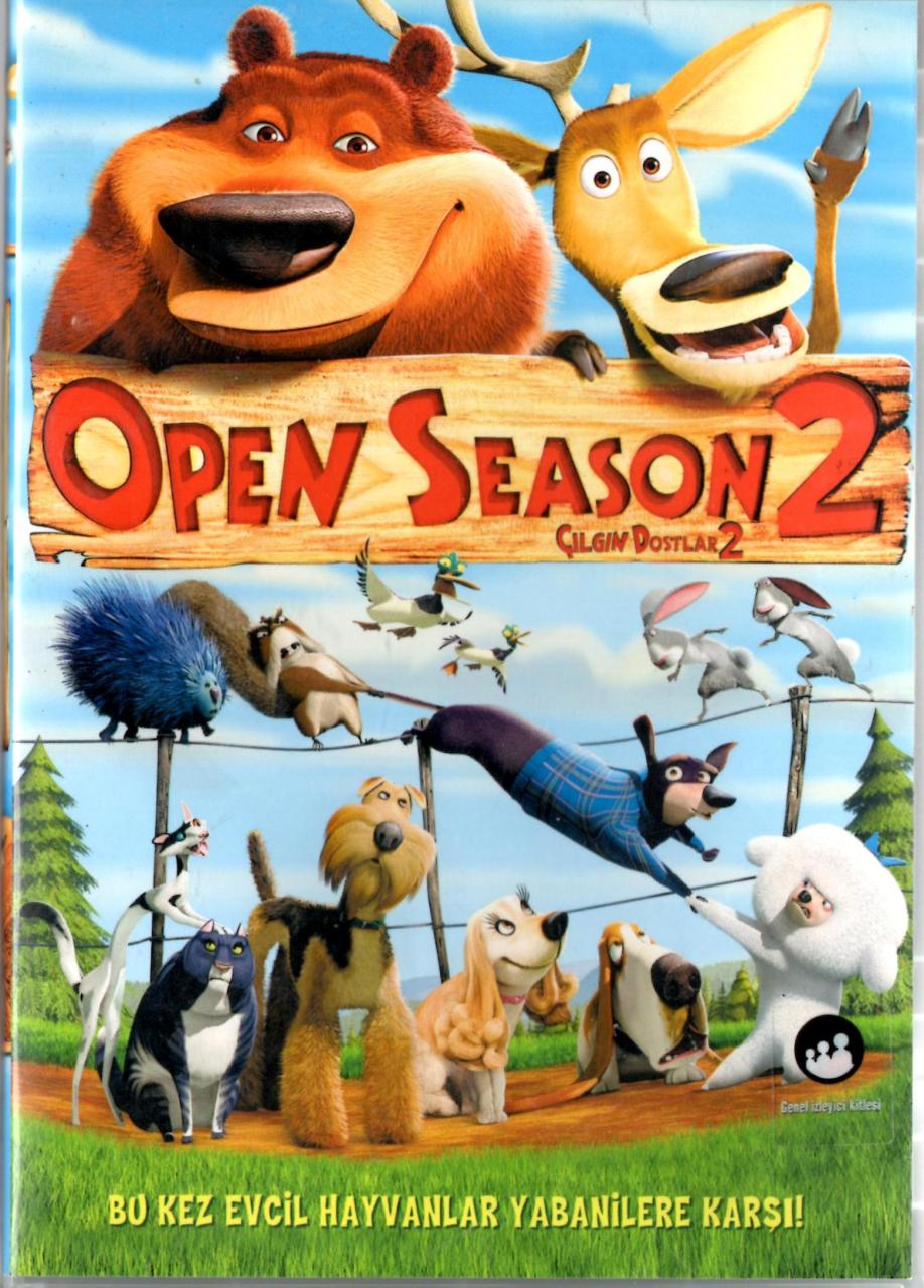 ÇILGIN DOSTLAR 2 - OPEN SEASON 2 - ÇİZGİ FİLM - DVD 2.EL