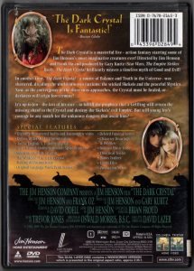 The DARK CRYSTAL - JIM HENSON - FRANK OZ - DVD 2.EL 1. BÖLGE TR ALTYAZI YOKTUR