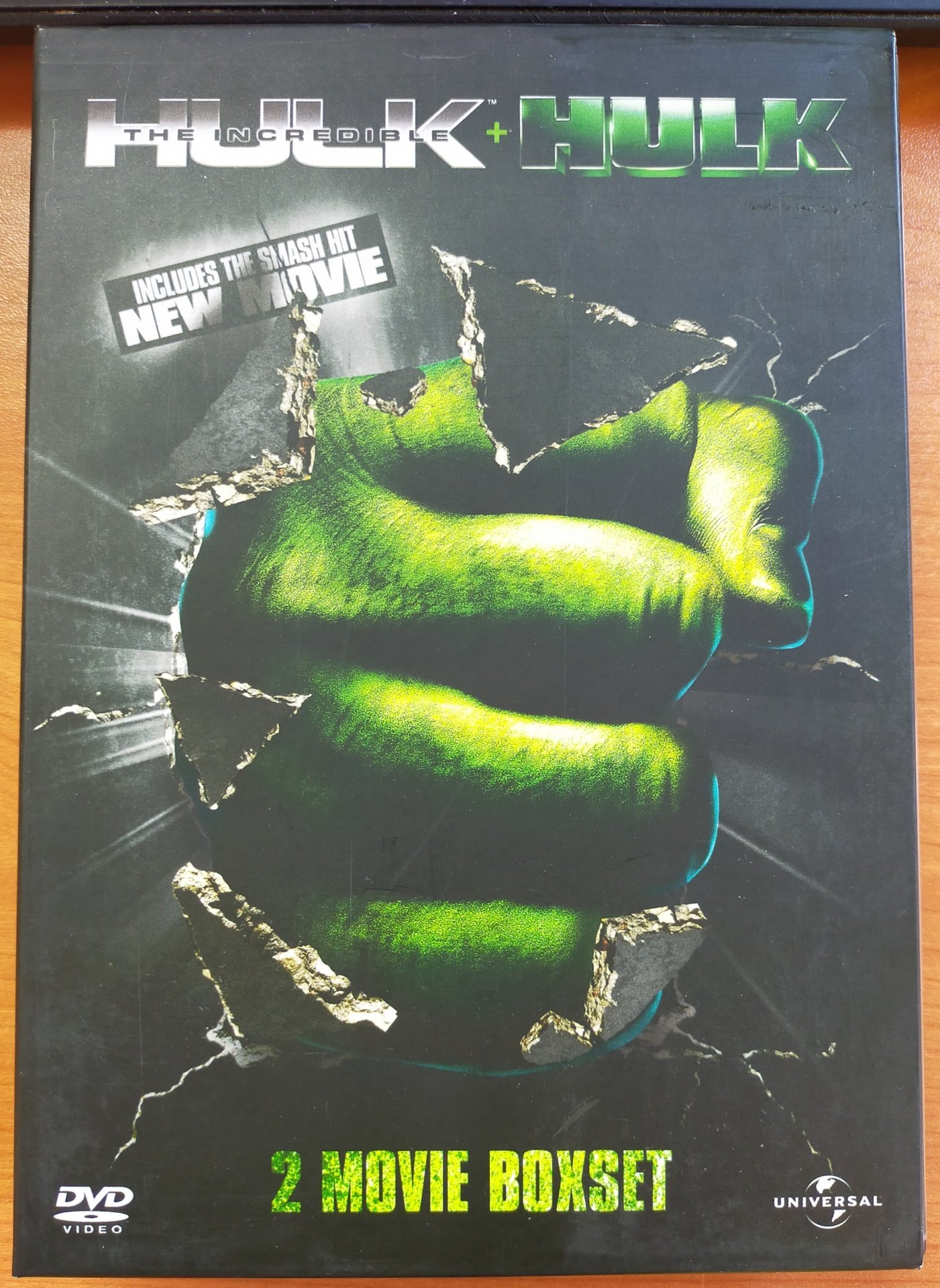 HULK & THE INCREDIBLE HULK - ERIC BANA - EDWARD NORTON - MARVEL - 2 DVD BOX SET 2.EL