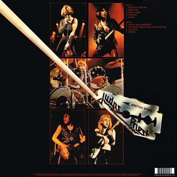 JUDAS PRIEST - BRITISH STEEL (1980) - LP 180GR 2017 EDITION REISSUE SIFIR PLAK