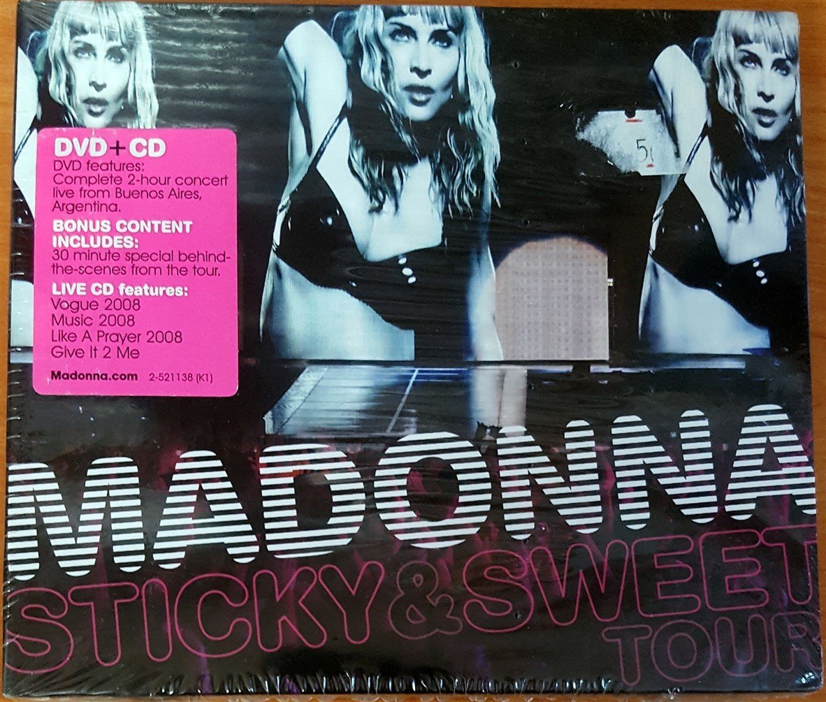 MADONNA - STICKY & SWEET TOUR (2010) CD+DVD SIFIR
