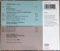 KAMRAN INCE - FALL OF CONSTANTINOPLE / ALBANY SYMPHONY ORCHESTRA, DAVID ALAN MILLER (1997) ARGO CD 2.EL