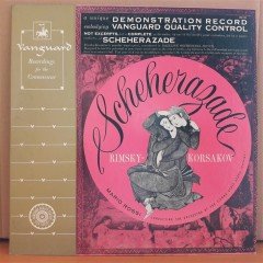 RIMSKY-KORSAKOV: SCHEHERAZADE, MARIO ROSSI - LP 2.EL PLAK