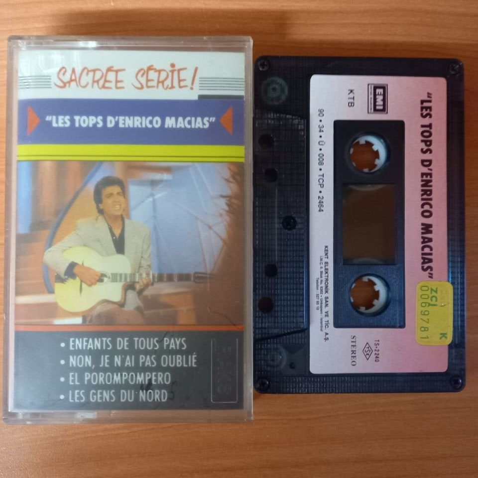 ENRICO MACIAS - LES TOPS D'ENRICO MACIAS (1990) - KASET 2.EL