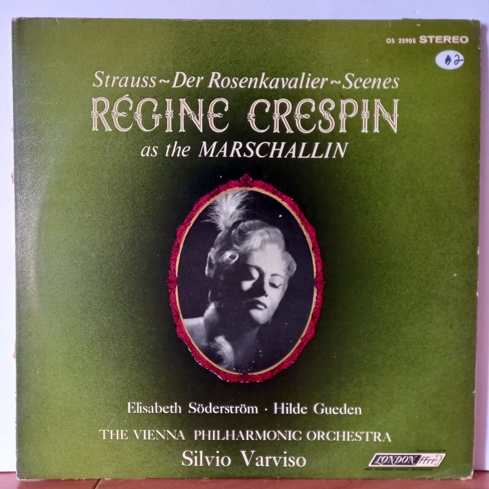 REGINE CRESPIN, RICHARD STRAUSS – SCENES FROM DER ROSENKAVALIER (1964) - LP 2.EL PLAK