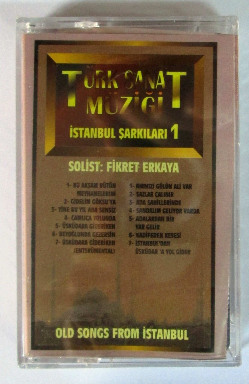 İSTANBUL ŞARKILARI 1 - FİKRET ERKAYA KASET SIFIR