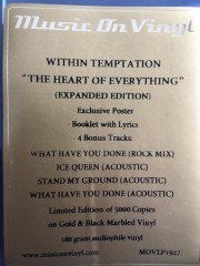 WITHIN TEMPTATION - THE HEART OF EVEYTHING (2007) - LP MUSIC ON VINYL SIFIR 2PLAK