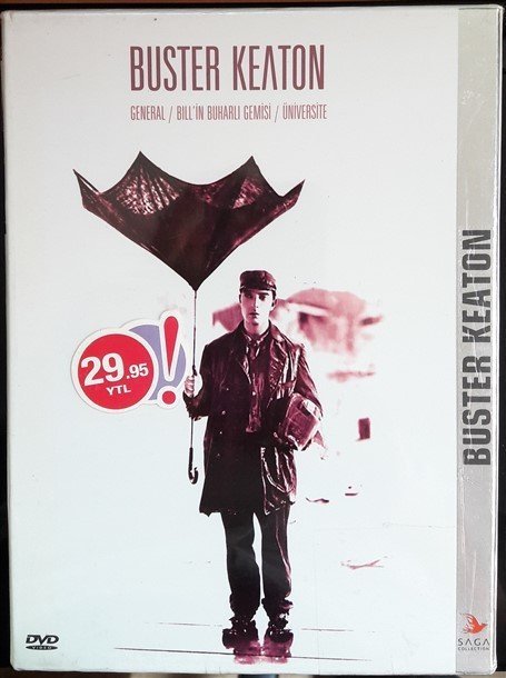 BUSTER KEATON: GENERAL / BILL'İN BUHARLI GEMİSİ / ÜNİVERSİTE - 3DVD BOXSET SIFIR