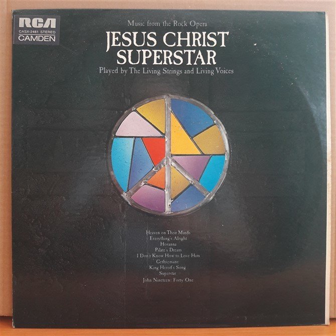 JESUS CHRIST SUPERSTAR - THE LIVING STRINGS AND LIVING VOICES (1971) - LP 2.EL PLAK