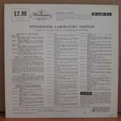 LAB SAMPLER WESTMINSTER RECORDS - LP 2.EL PLAK
