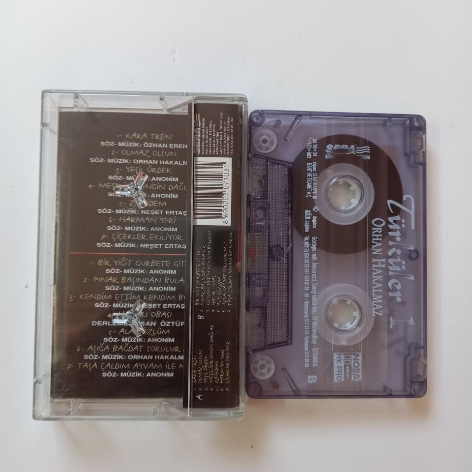 ORHAN HAKALMAZ - TÜRKÜLER 1 / KARA TREN (1998) - KASET 2.EL