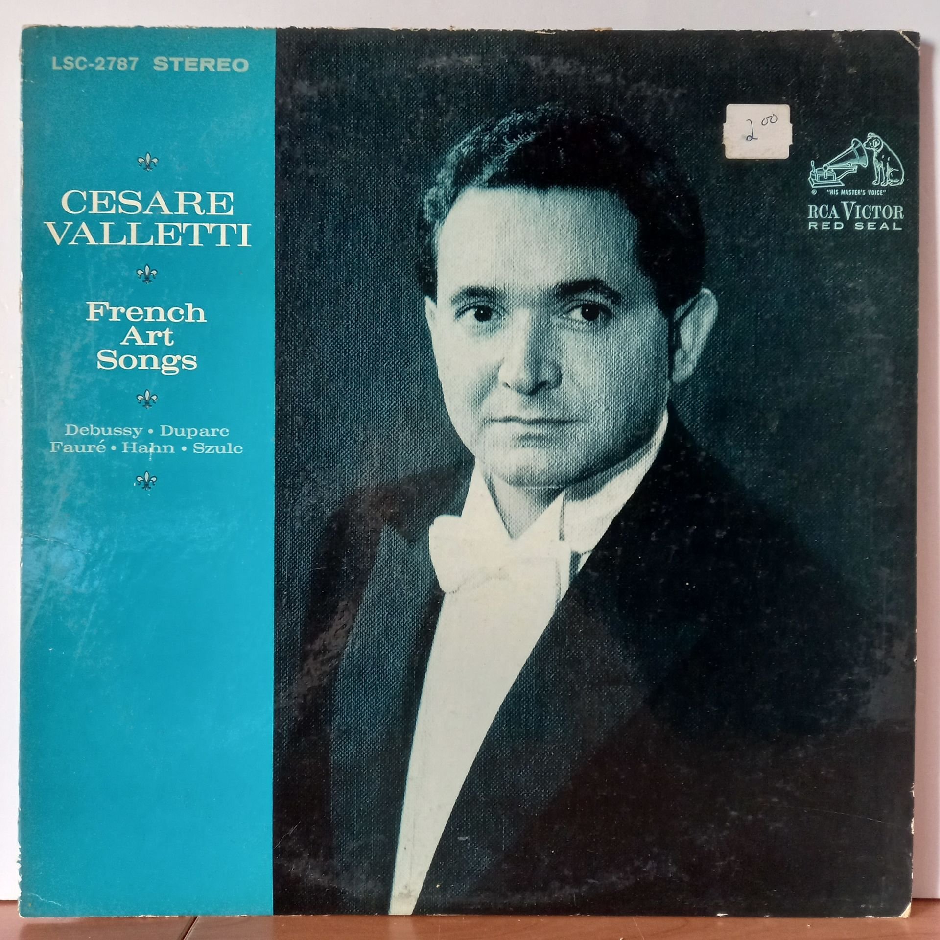 CESARE VALLETTI, LEO TAUBMAN – FRENCH ART SONGS (1965) - LP 2.EL PLAK