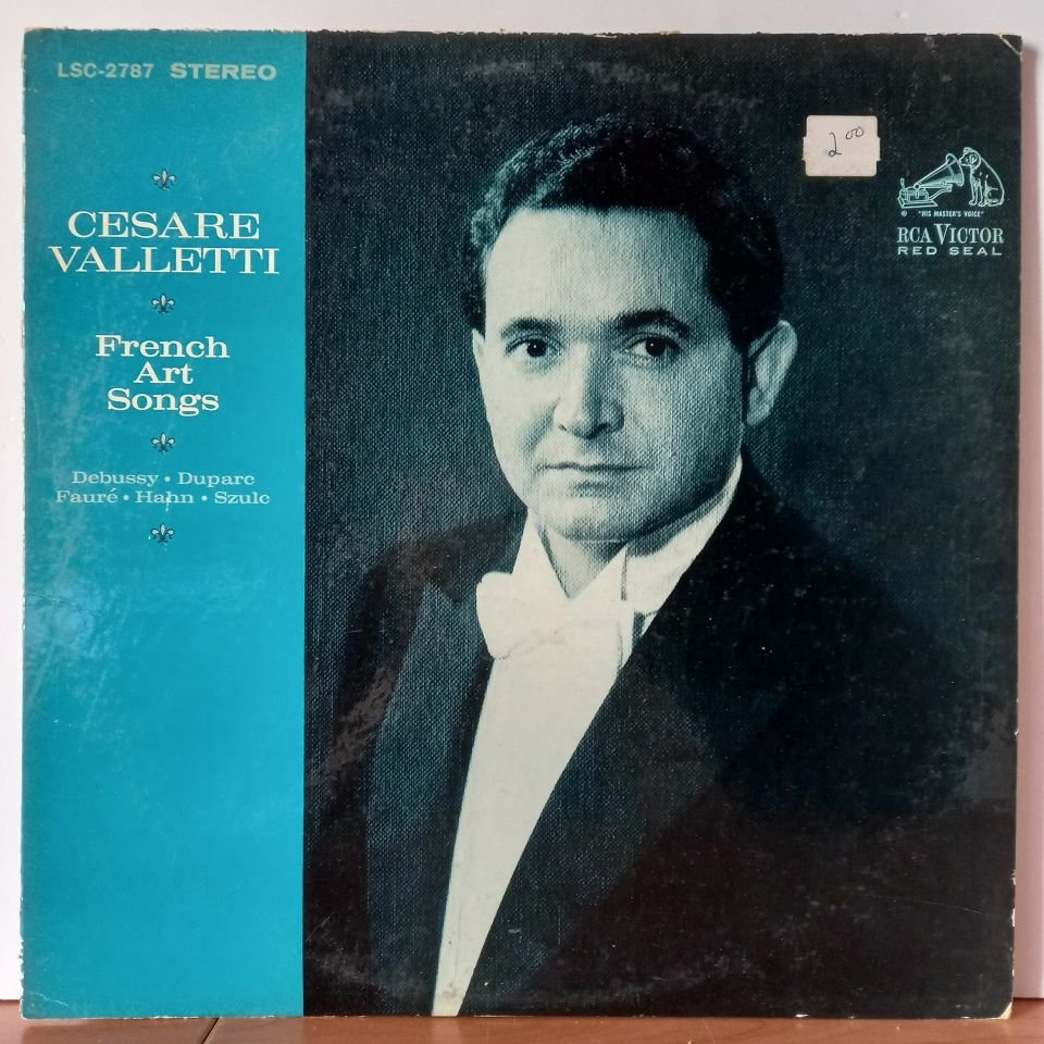 CESARE VALLETTI, LEO TAUBMAN – FRENCH ART SONGS (1965) - LP 2.EL PLAK