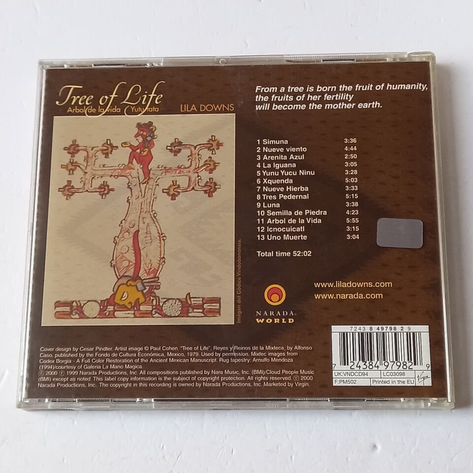 LILA DOWNS – TREE OF LIFE (2000) - CD 2.EL