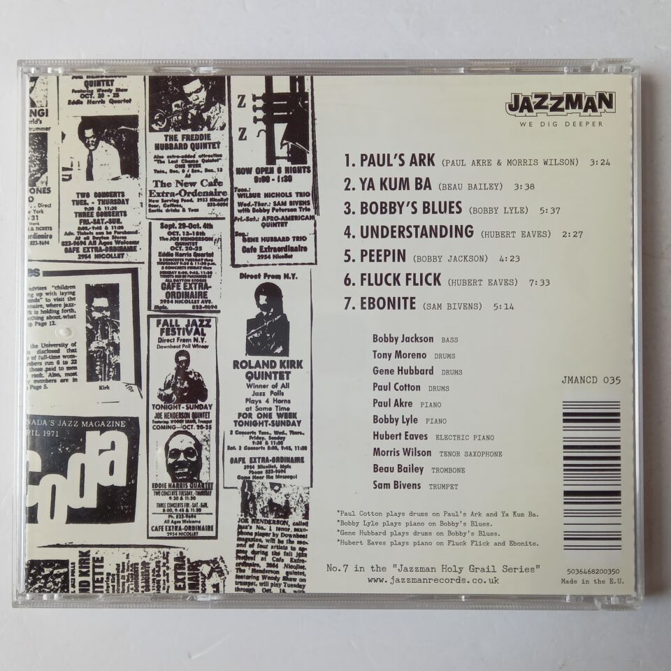BOBBY JACKSON – THE CAFE EXTRA-ORDINAIRE STORY (1977) - CD 2010 REISSUE 2.EL