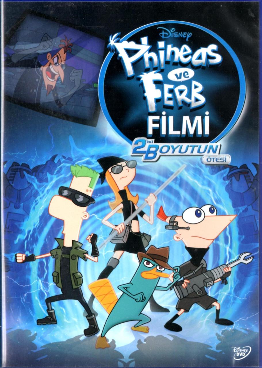 PHINEAS VE FERB FİLMİ 2İNCİ BOYUTUN ÖTESİ - ÇİZGİ FİLM - DVD 2.EL