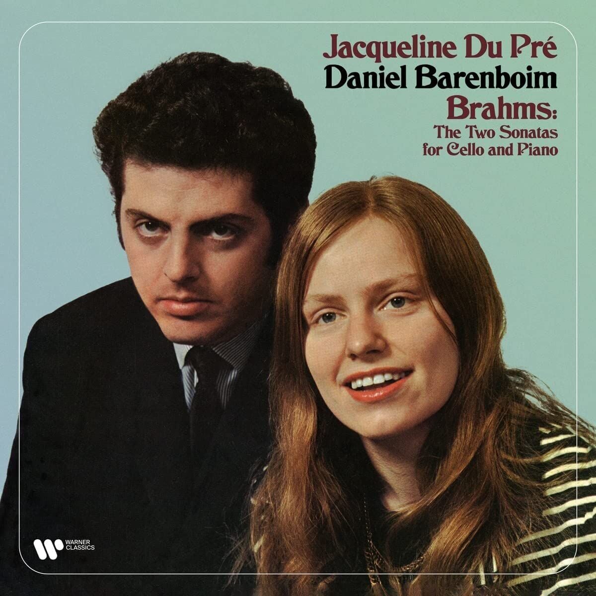 BRAHMS - TWO SONATAS FOR CELLO AND PIANO / JACQUELINE DU PRE , DANIEL BARENBOIM (1968) - LP 180GR 2022 EDITION SIFIR PLAK