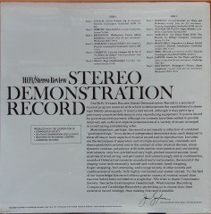 STEREO DEMONSTRATION RECORD - DÖNEM BASKISI PLAK SIFIR