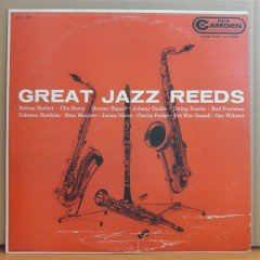 GREAT JAZZ REEDS - SIDNEY BECHET, COLEMAN HAWKINS, CHARLIE PARKER - LP 2.EL PLAK