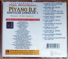 TÜRK MÜZİĞİNDE PİYANO İLE UNUTULMAYAN ŞARKILAR 1 / RIFAT ŞANLIEL - CD SIFIR
