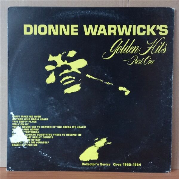 DIONNE WARWICK – GOLDEN HITS-PART ONE - LP 2.EL PLAK