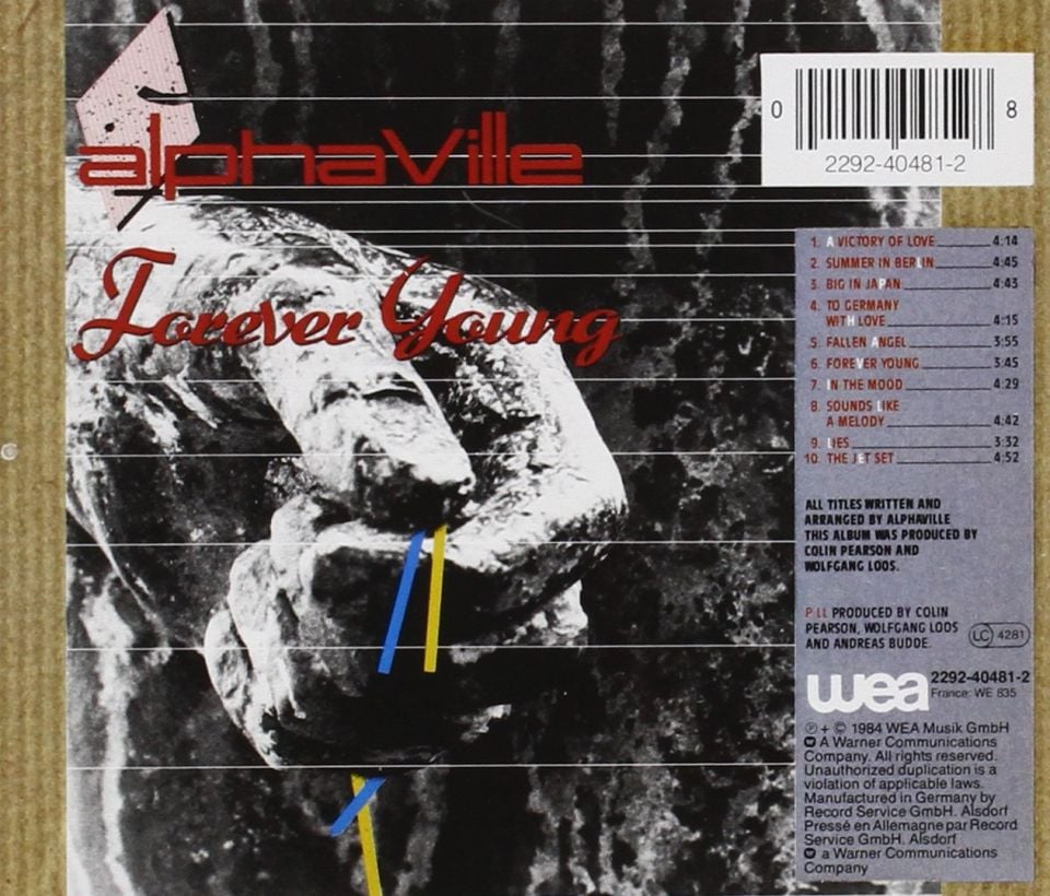ALPHAVILLE - FOREVER YOUNG (1984) - CD REISSUE JEWEL CASE AMBALAJINDA SIFIR